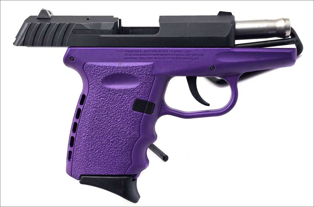 SCCY CPX-2 Compact 3" 9mm Pistol w/ 2 Mags Purple N/MINT-img-7