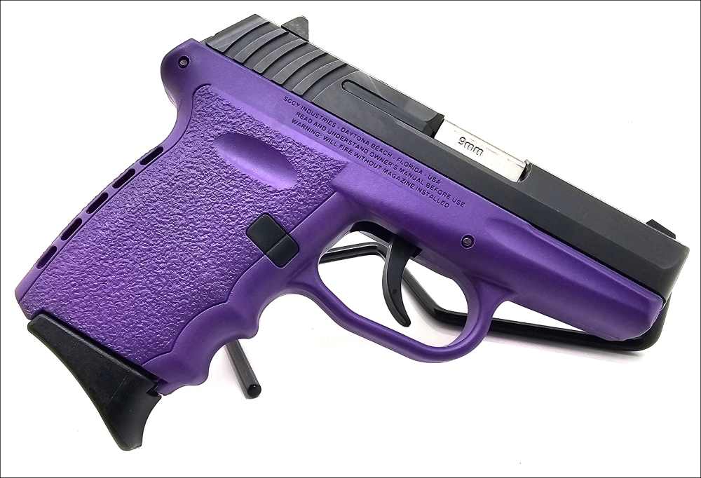 SCCY CPX-2 Compact 3" 9mm Pistol w/ 2 Mags Purple N/MINT-img-1