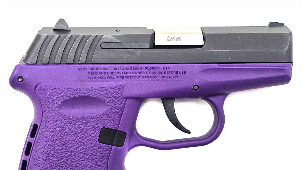 SCCY CPX-2 Compact 3" 9mm Pistol w/ 2 Mags Purple N/MINT-img-6