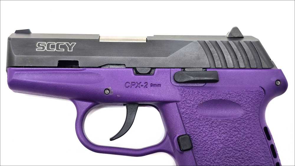 SCCY CPX-2 Compact 3" 9mm Pistol w/ 2 Mags Purple N/MINT-img-5