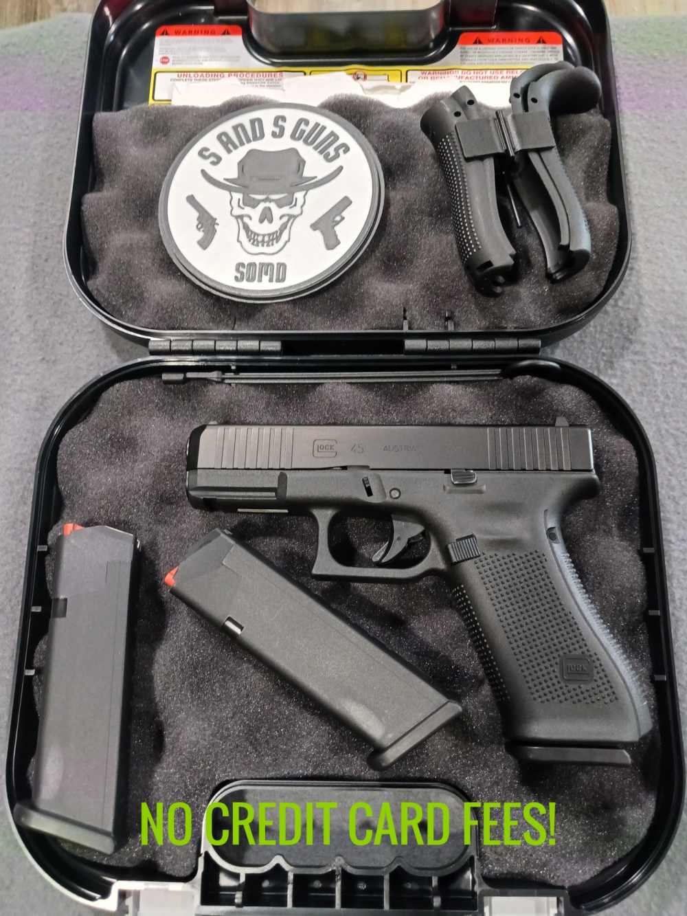 GLOCK 45 9MM 3-10 RD MAGS SEMI AUTO PISTOL USED-img-0