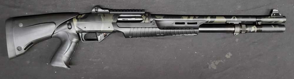 Benelli SuperNova Tactical 12ga 18.5in barrel 7rd 5 position stock 21557-img-1