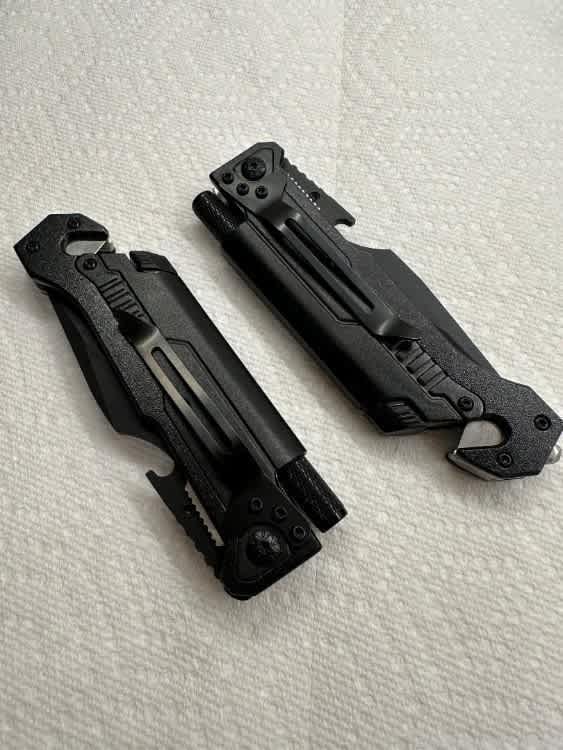 Tactical Rescue Knife LED Fire Starter-img-1