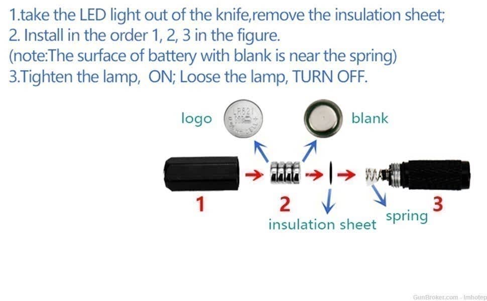 Tactical Rescue Knife LED Fire Starter-img-7