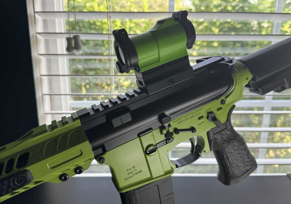 .300 AAC Blackout AR Pistol | Zombie Green & Black | Sig Green Dot-img-16