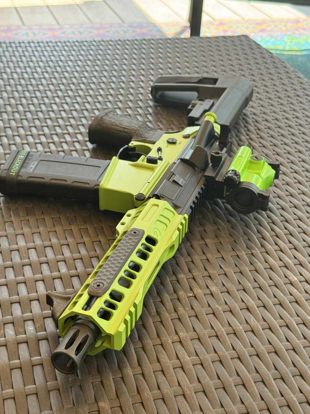 .300 AAC Blackout AR Pistol | Zombie Green & Black | Sig Green Dot-img-12