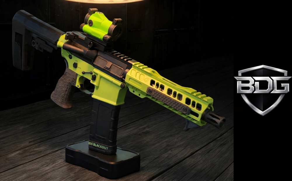 .300 AAC Blackout AR Pistol | Zombie Green & Black | Sig Green Dot-img-4