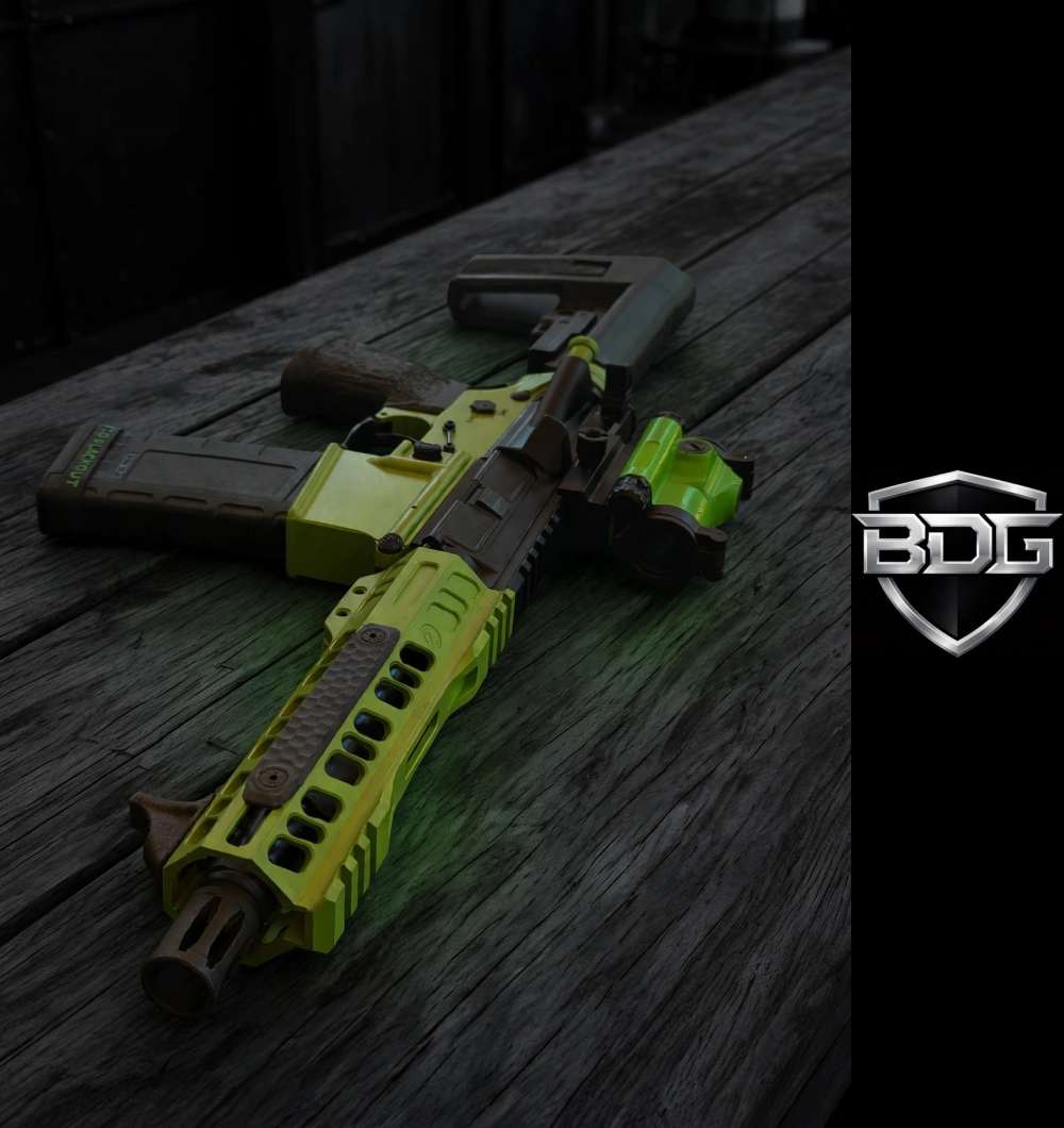 .300 AAC Blackout AR Pistol | Zombie Green & Black | Sig Green Dot-img-8