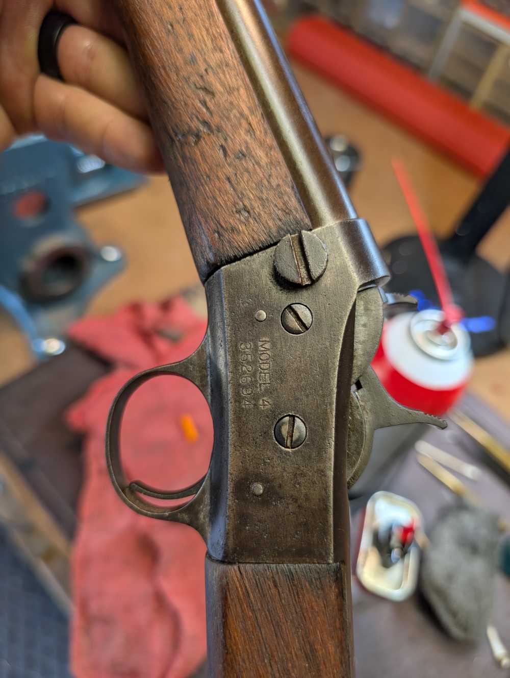Remington Rolling Block Model 4  .22 Short, Long, LR. READ DESCRIPTION-img-11