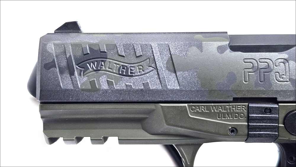 Walther PPQ M2 4.25" Custom Camo 9mm Pistol NICE! 15RD MAG-img-6