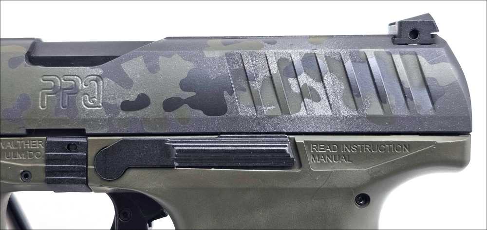 Walther PPQ M2 4.25" Custom Camo 9mm Pistol NICE! 15RD MAG-img-7
