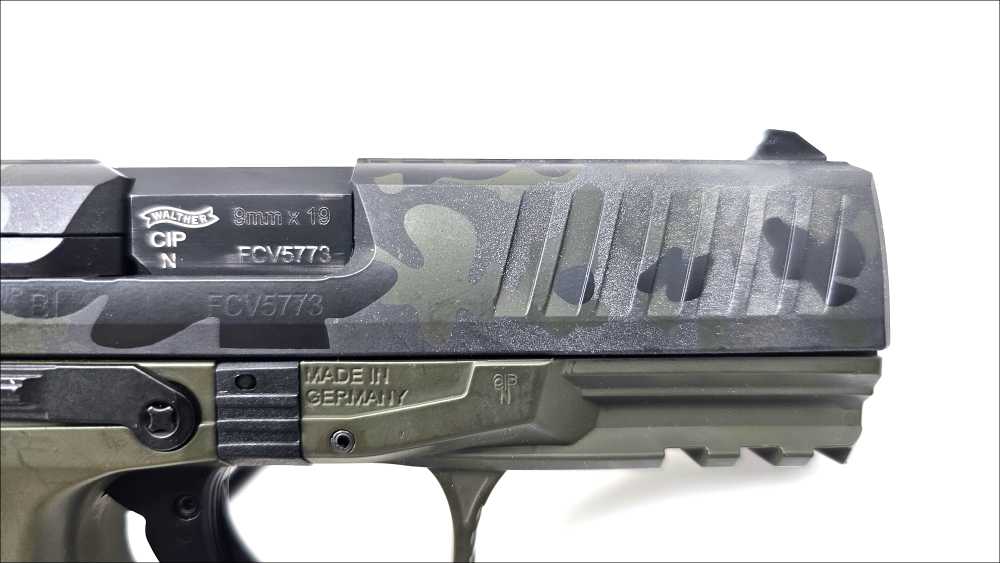 Walther PPQ M2 4.25" Custom Camo 9mm Pistol NICE! 15RD MAG-img-9