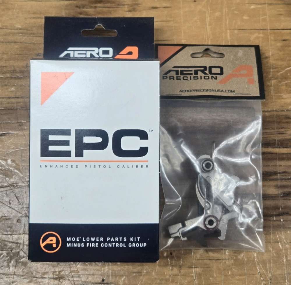 NOS Aero Precision EPC MOE Lower Parts W/O FCG W/ Aero Nickel Boron Trigger-img-0