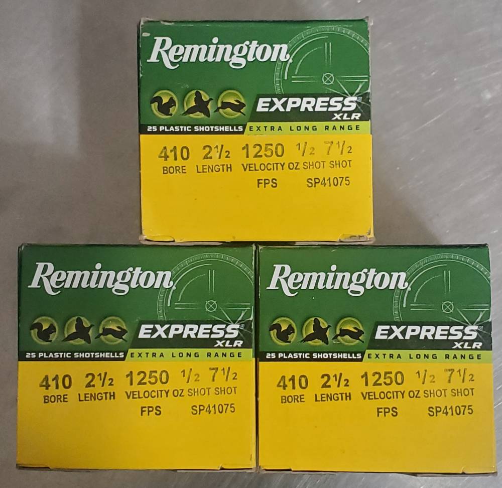 75 Rounds of Remington .410 2.5" 7.5 Shot Express Extra Long Range-img-0