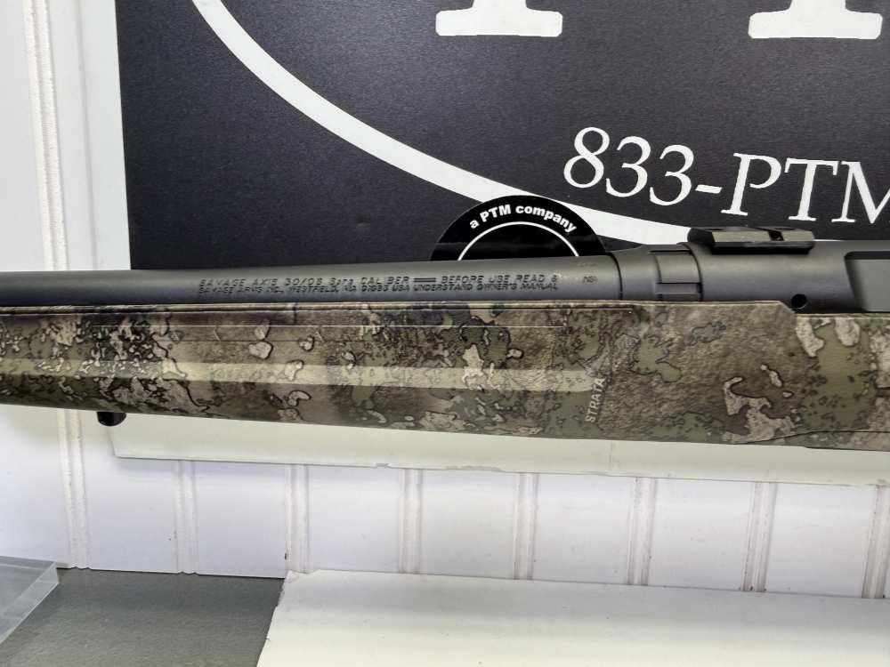 Preowned Savage Axis .30-06 22” in Strata Camouflage -img-9