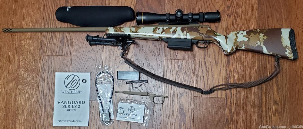 Weatherby Custom Shop Vanguard 270 WIN in First Lite Fusion with extras-img-0