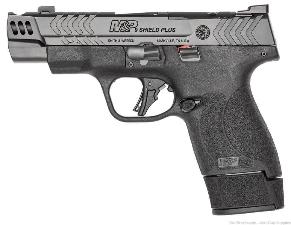 S&W M&P9 SHIELD PLUS PC COMP 13990 9mm 15+1 NTS PISTOL, NIB, 3-MAGS-img-1