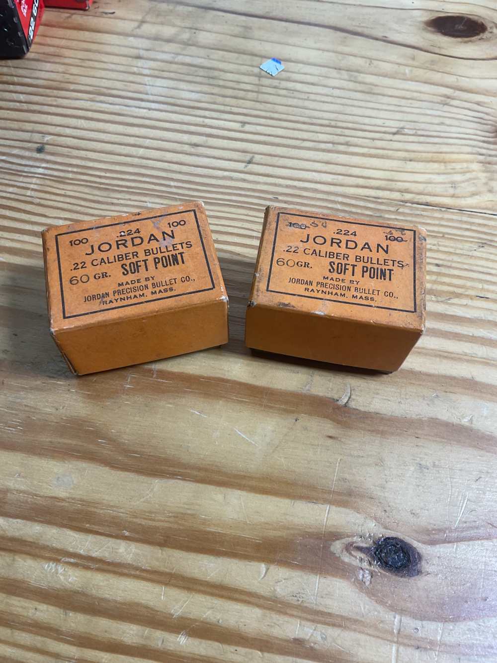 200 Jordan .22 caliber 60 grain soft point bullets-img-0