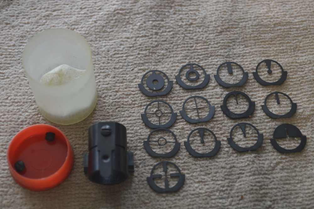 Globe Front Sight, with 13 inserts screws-img-0