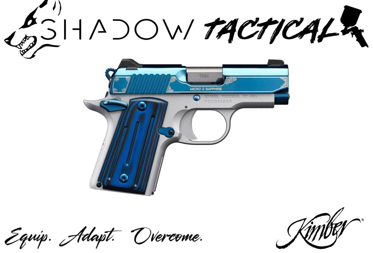 Kimber Micro 9 Sapphire, 9mm Luger, 7+1, 3.15" Barrel, Single Action-img-0