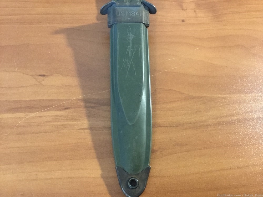 U.S. VIETNAM era M8A1 scabbard PV/H marked-img-3