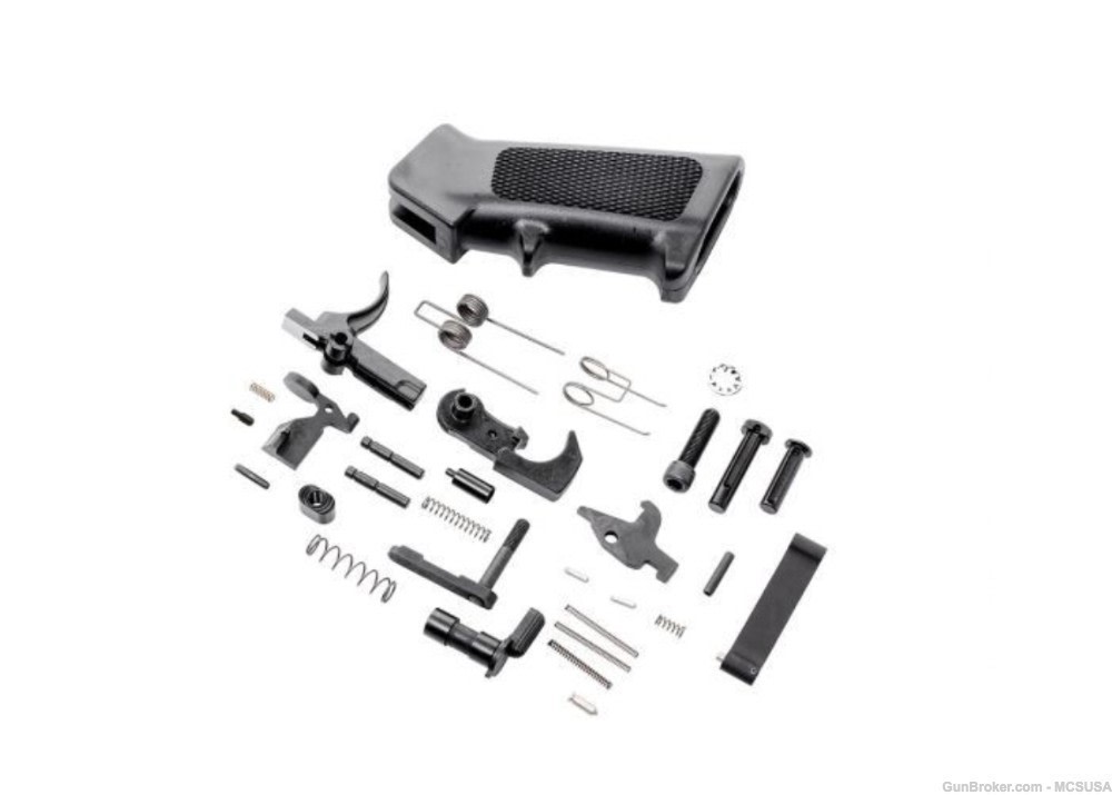 AR15 MilSpec Kit ButtStock Buffer Tube Lower Parts Kit -img-3