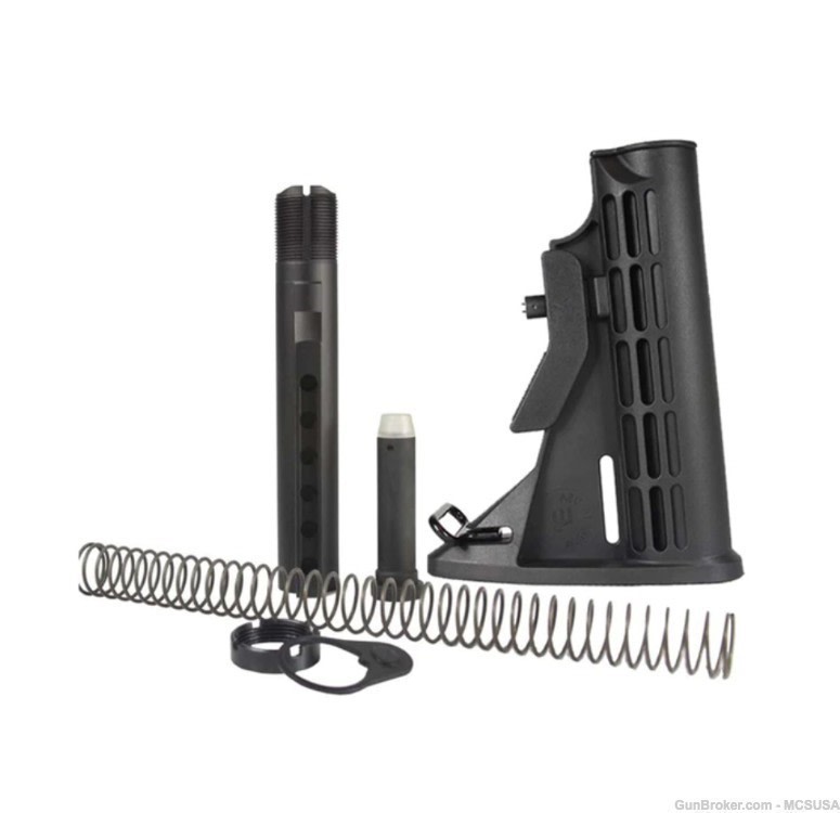 AR15 MilSpec Kit ButtStock Buffer Tube Lower Parts Kit -img-1