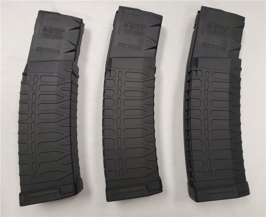 3pk ATI German Schmeisser AR15 5.56 60 Rd. Magazines-img-1