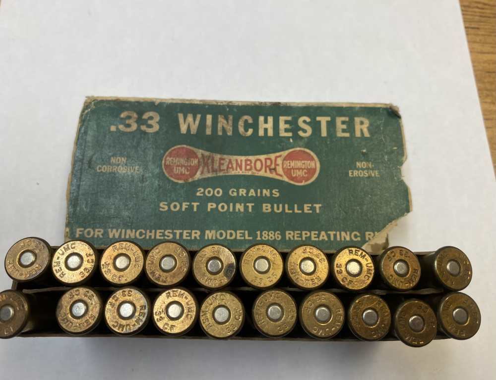 33 Winchester Remington Kleanbore 200 grain Soft Point 33 WCF -img-0