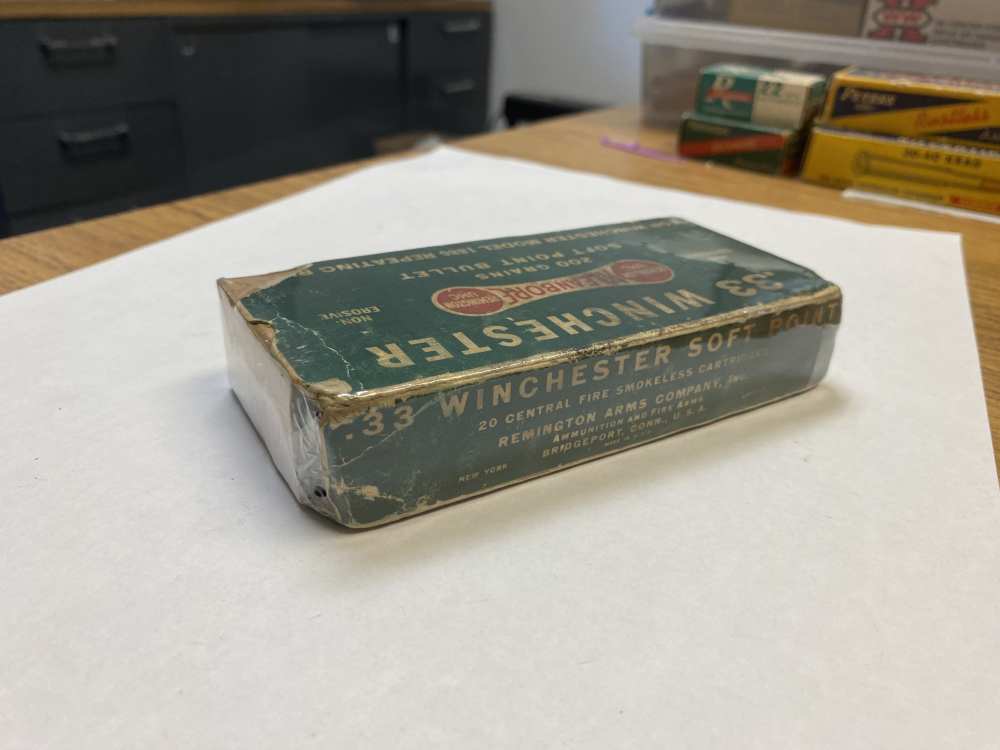 33 Winchester Remington Kleanbore 200 grain Soft Point 33 WCF -img-11