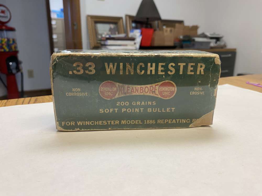 33 Winchester Remington Kleanbore 200 grain Soft Point 33 WCF -img-9
