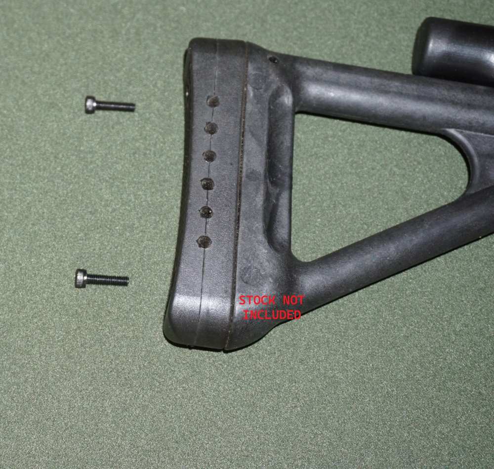 Micro Galil Buttpad Screw Set For stocks with removed spacer -FREE SHIPPING-img-0