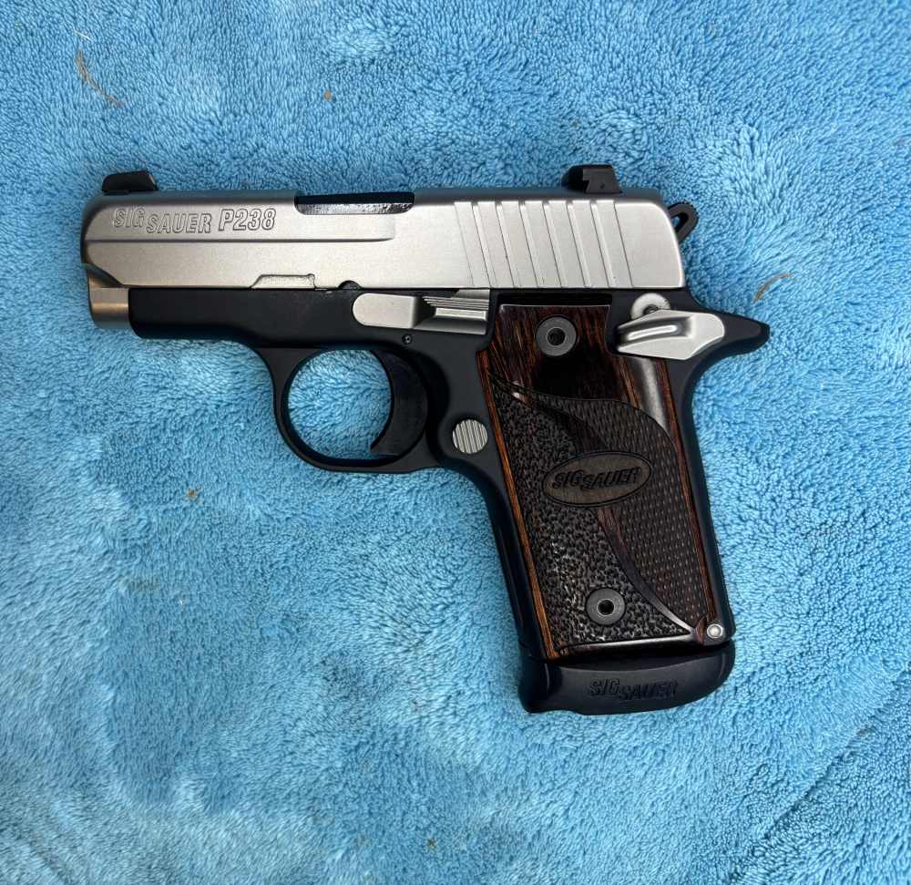 Sig Sauer Custom Shop P238 SAS 380 ACP W Case, Holster, Manual -img-3