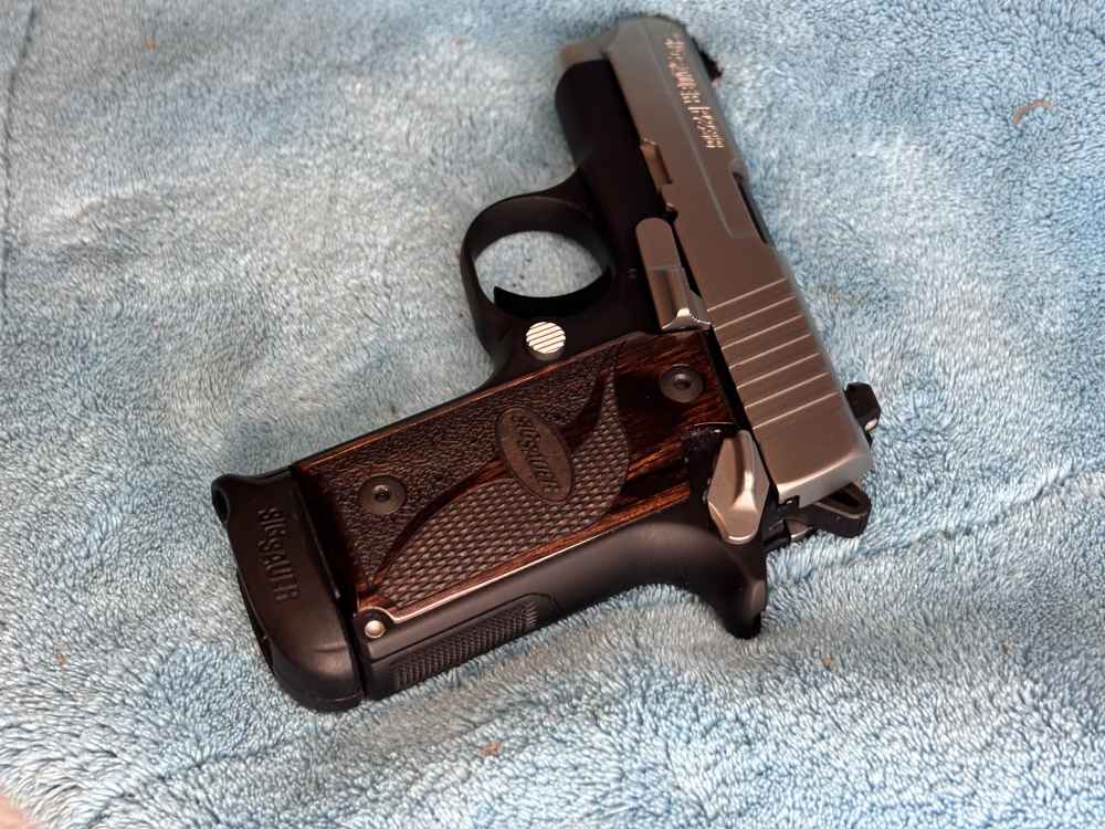 Sig Sauer Custom Shop P238 SAS 380 ACP W Case, Holster, Manual -img-21