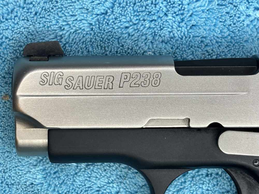 Sig Sauer Custom Shop P238 SAS 380 ACP W Case, Holster, Manual -img-13