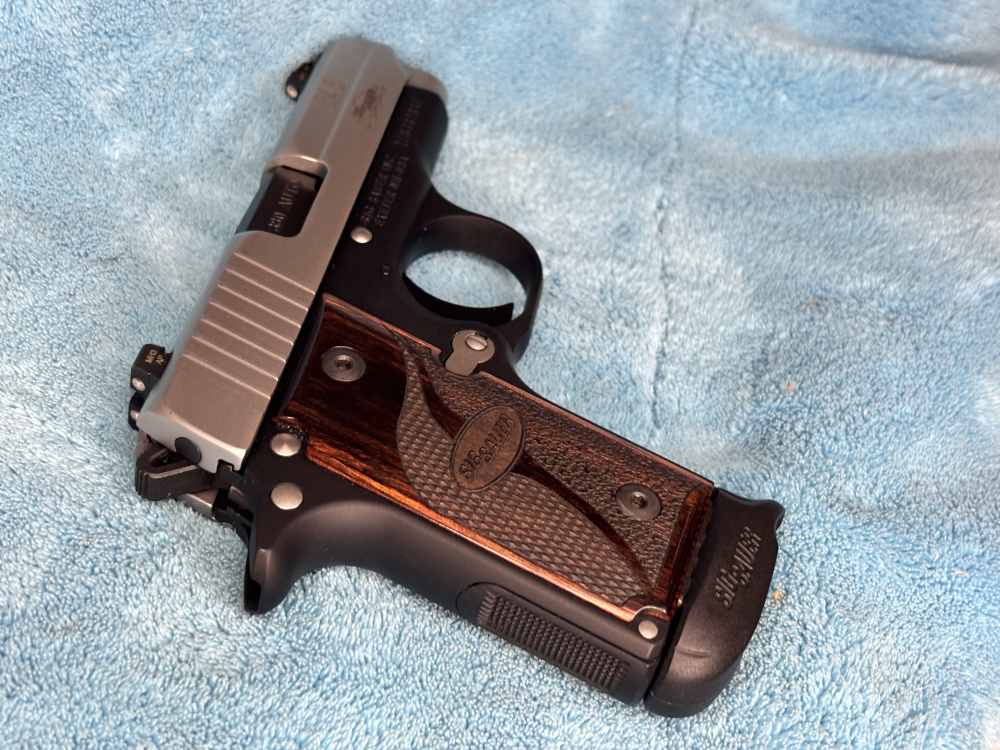 Sig Sauer Custom Shop P238 SAS 380 ACP W Case, Holster, Manual -img-20