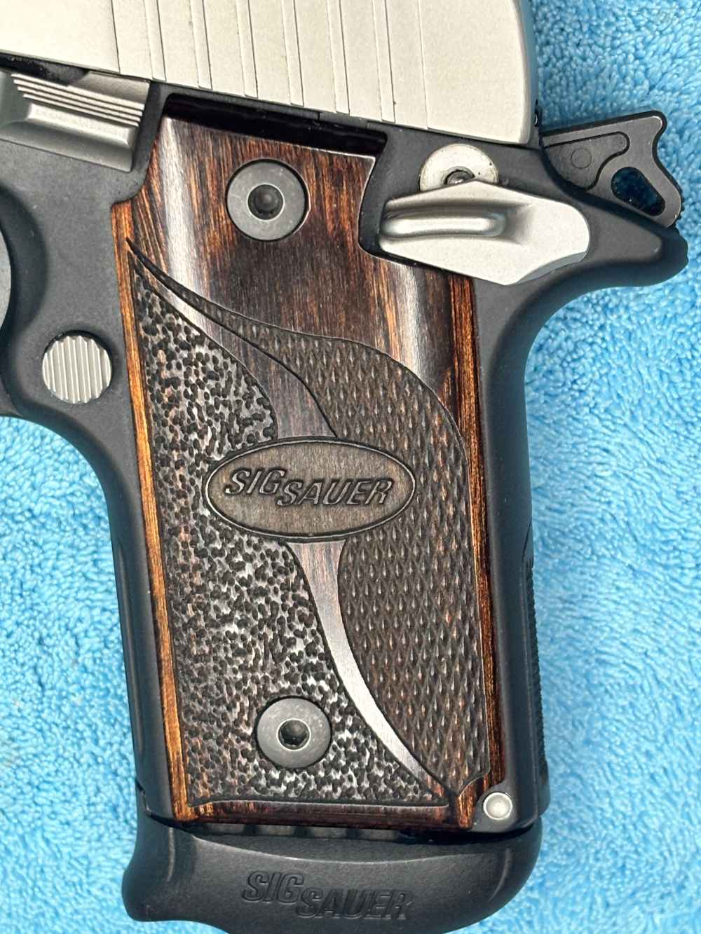Sig Sauer Custom Shop P238 SAS 380 ACP W Case, Holster, Manual -img-9
