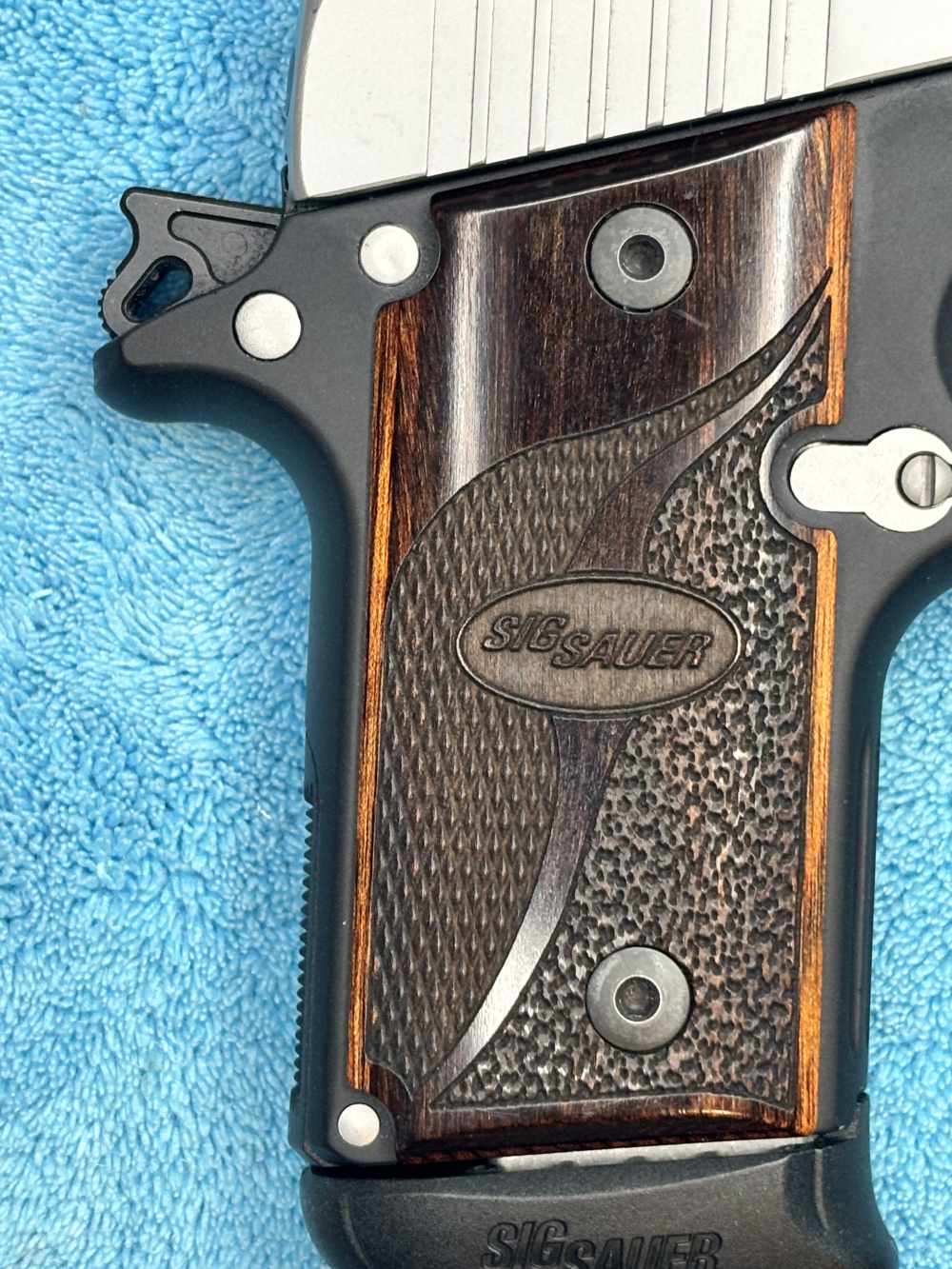 Sig Sauer Custom Shop P238 SAS 380 ACP W Case, Holster, Manual -img-8
