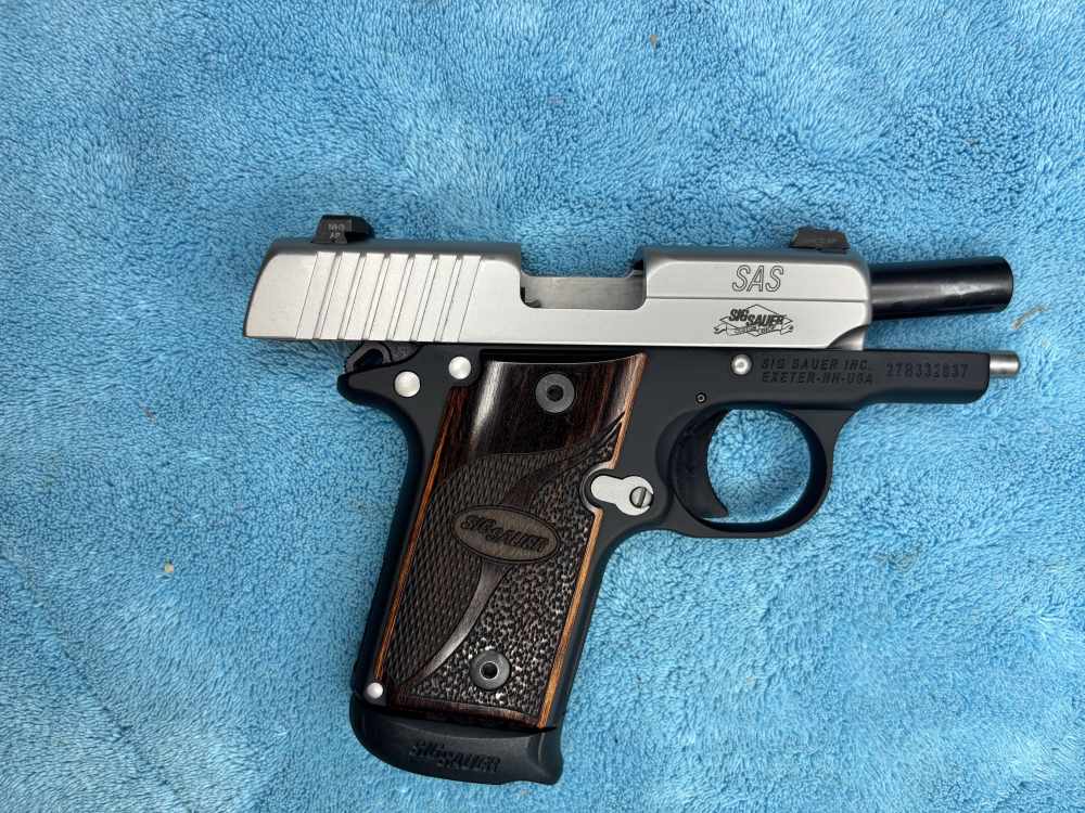 Sig Sauer Custom Shop P238 SAS 380 ACP W Case, Holster, Manual -img-5
