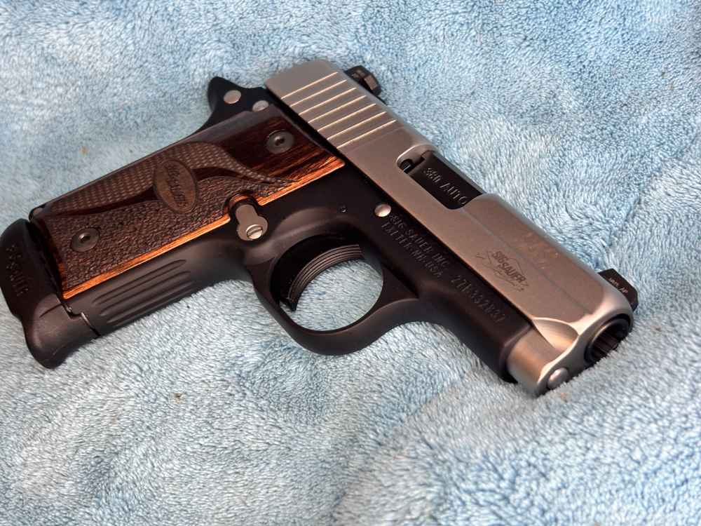 Sig Sauer Custom Shop P238 SAS 380 ACP W Case, Holster, Manual -img-19