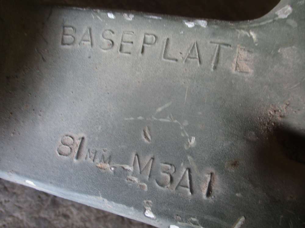Used 81mm Mortar Baseplate Base Plate M3A1-img-1