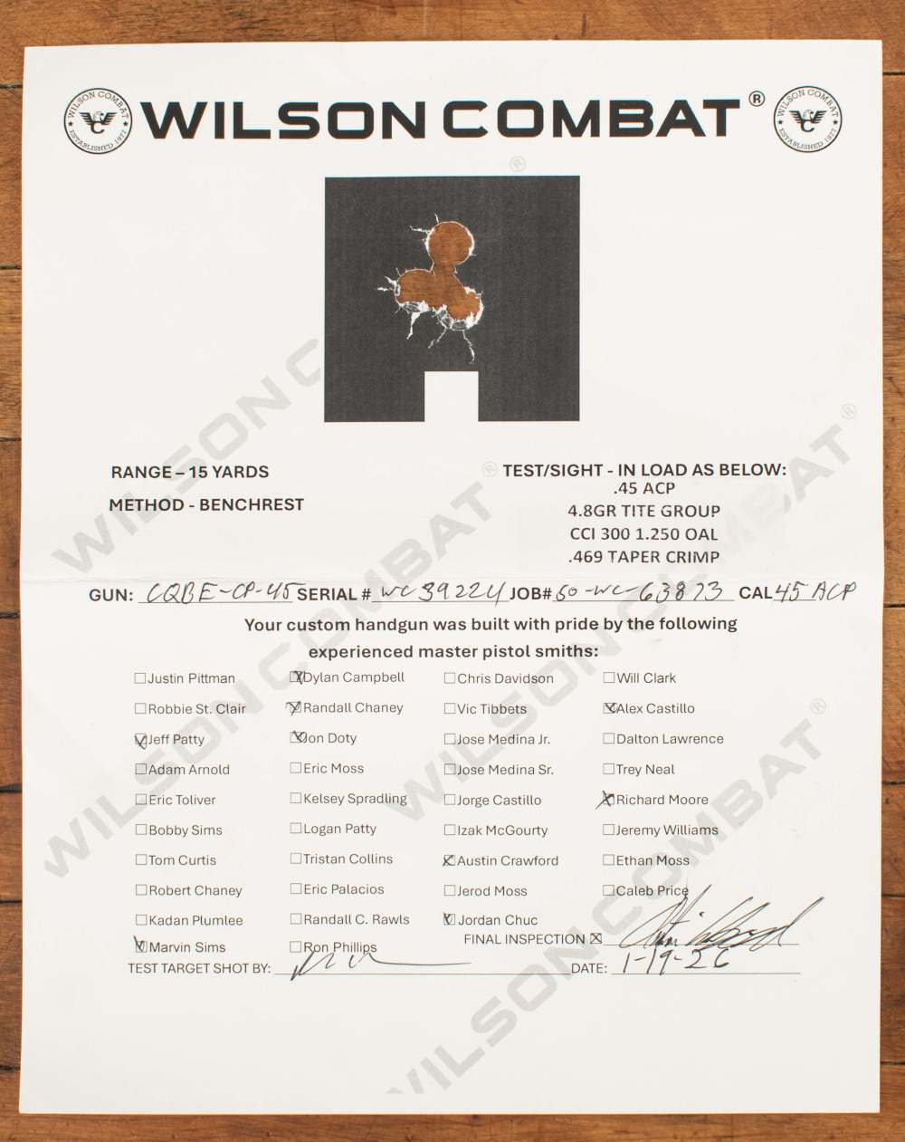 Wilson Combat CQB Elite Compact, .45ACP – VFI SERIES, SS-img-13