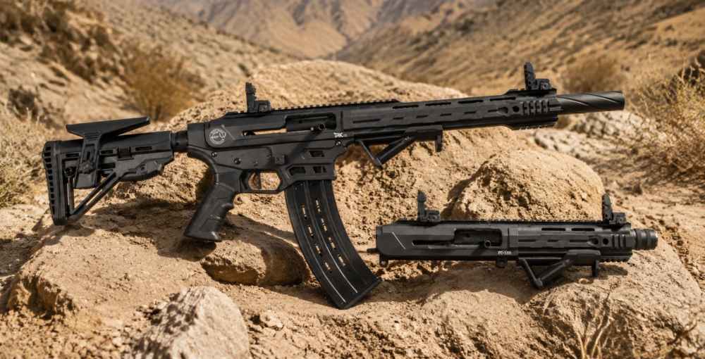 FC12/PK12 Twelve-Gauge Weapon System combo - two uppers with a drum mag-img-1
