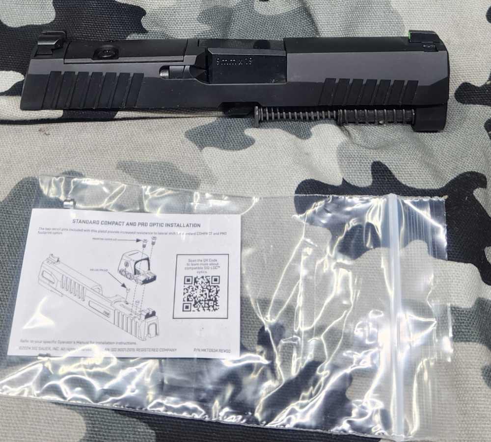 SIG P320 X-Carry 9MM Complete OEM Slide Optic Ready Upgrade Time NEW-img-0