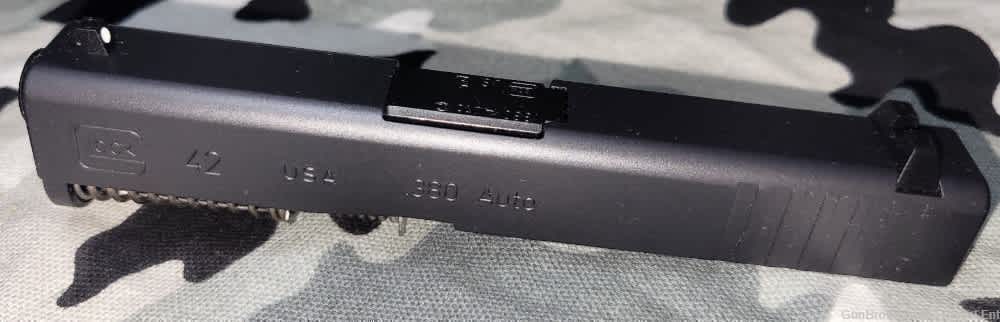 Glock G42 Complete Slide 380ACP OEM NEW-img-0