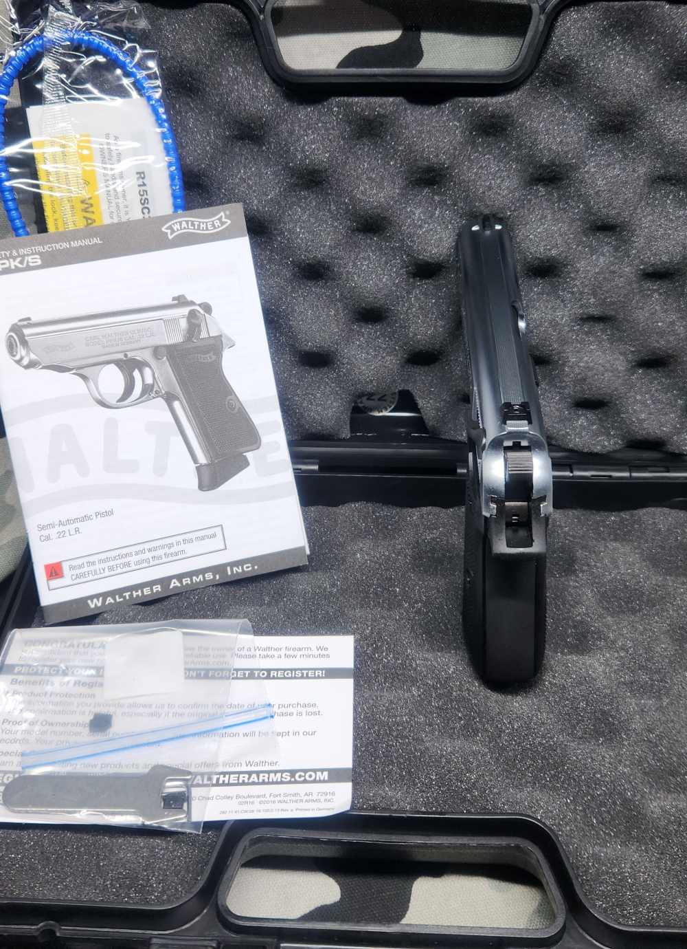 Walther PPK/S .22 LR Two-Tone Stainless Threaded New -img-3
