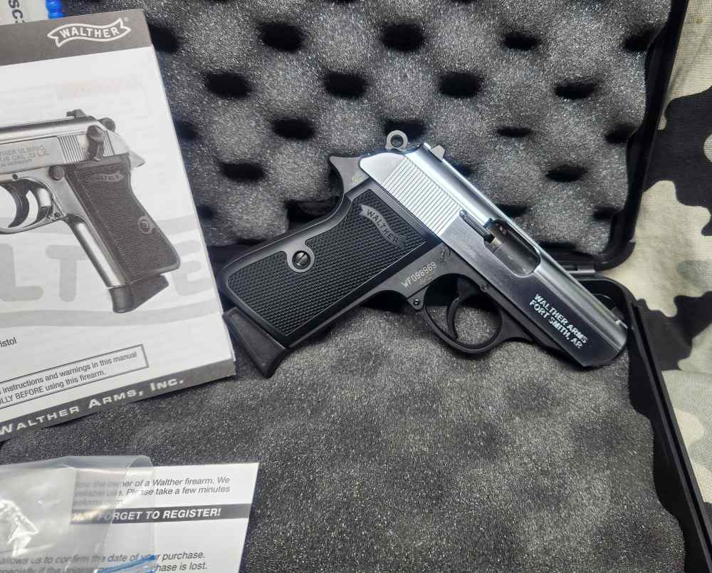 Walther PPK/S .22 LR Two-Tone Stainless Threaded New -img-2