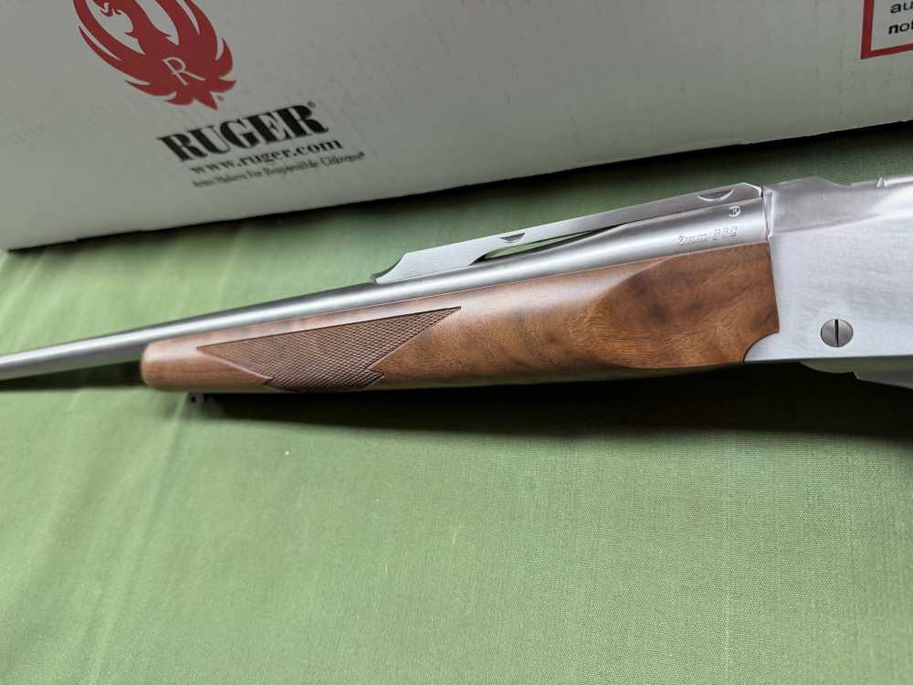 Ruger No. 1 Sporter Rifle 21345, 7mm PRC, 24", Wood High Grade Walnut StocK-img-4