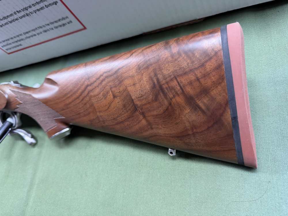Ruger No. 1 Sporter Rifle 21345, 7mm PRC, 24", Wood High Grade Walnut StocK-img-3