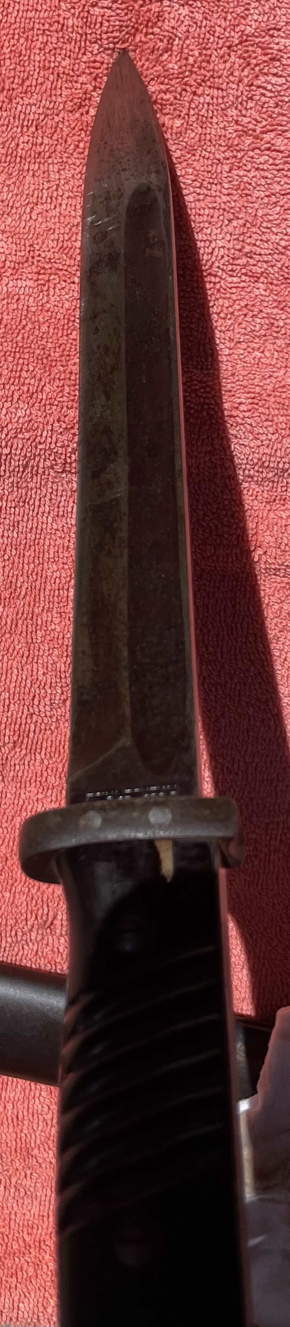 Rare1938 Date All-Matching WWII German K98 Combat Bayonet F Herder Solingen-img-22